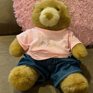 Build A Bear sitting stuffie.